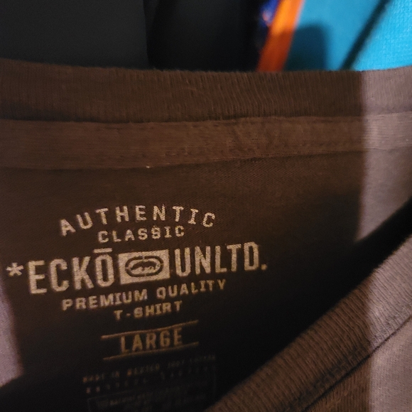 Gray Graphic T-Shirt with Bold Print - Picture 3 of 4